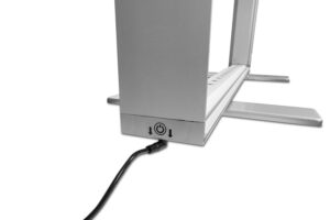 LEDBOX lada podświetlana wystawiennicza - konstrukcja